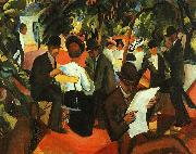 August Macke, Garden Restaurant